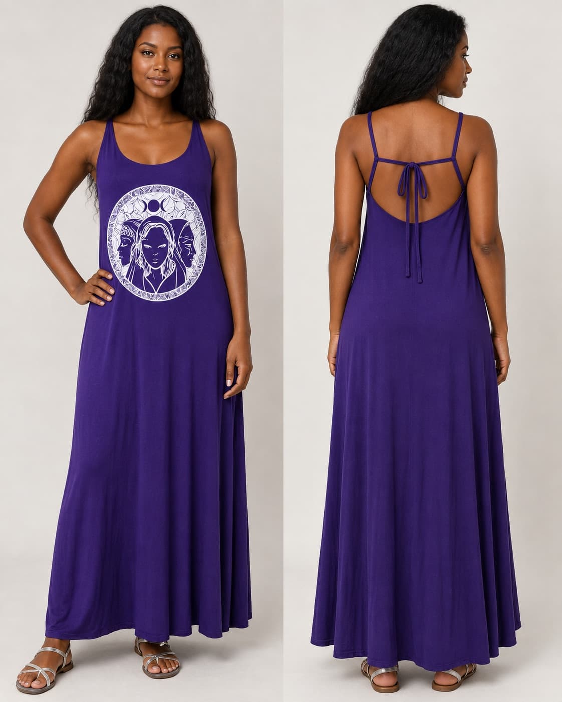Vestido de Alça Hécate — Roxo Intenso